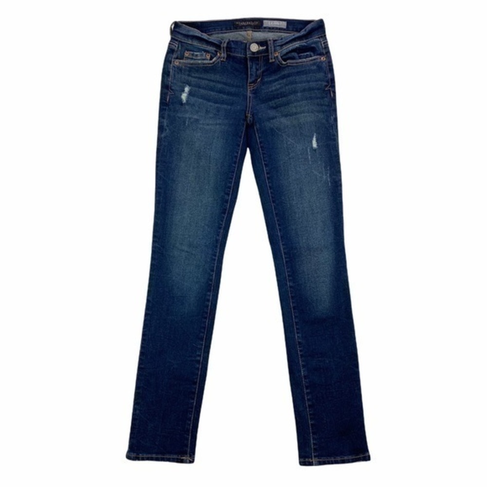 Aeropostale Dark Wash‎ Distressed Skinny Jean
